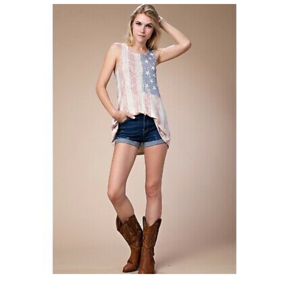 Vocal American Flag Top 🇺🇸